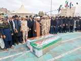 تشییع پیکر دو شهید والامقام در زاهدان